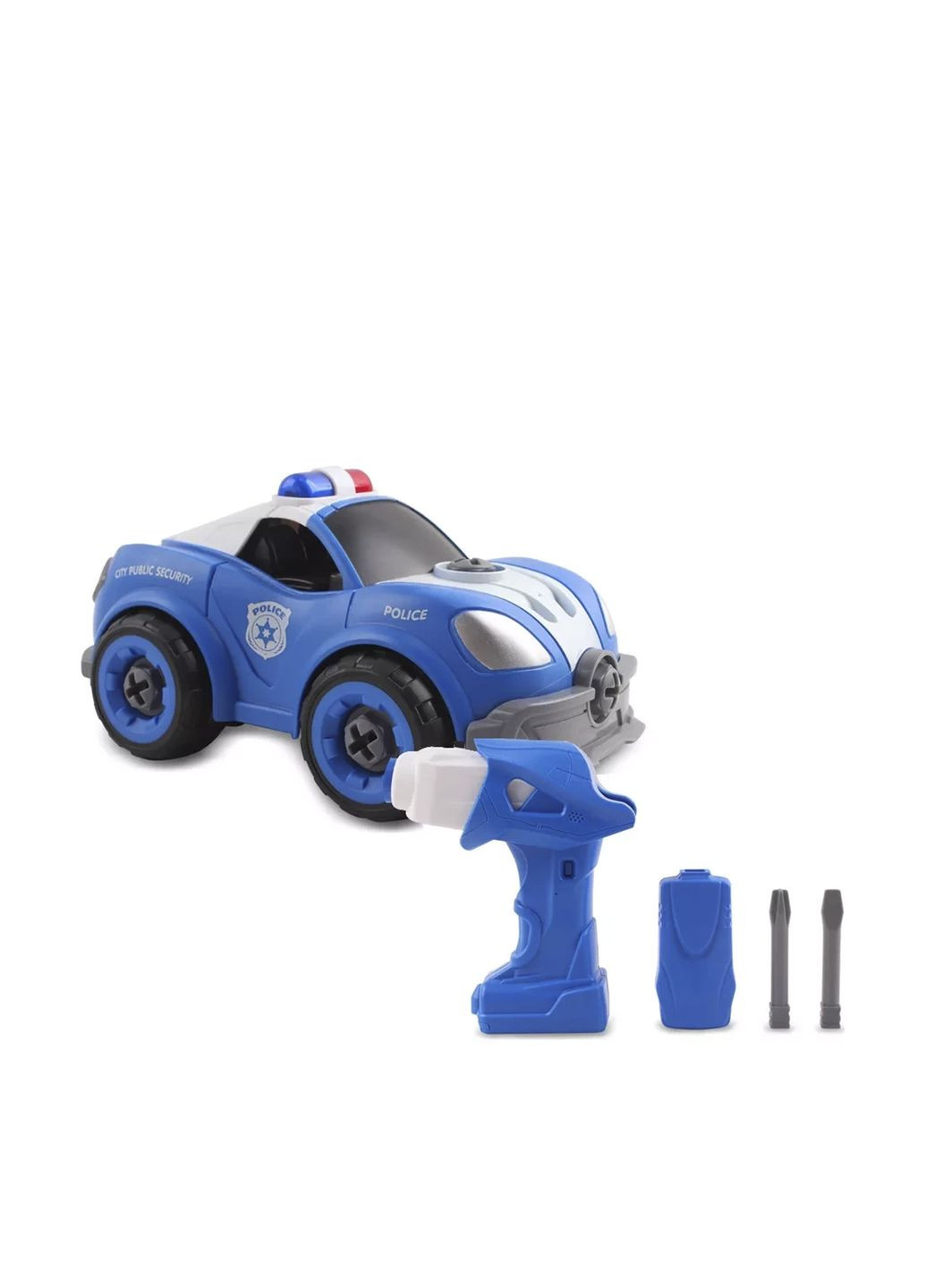 Конструктор - Полицейская машина с электро двигателем цвет разноцветный ЦБ-00281573 DIY SPATIAL CREATIVITY (339767476)