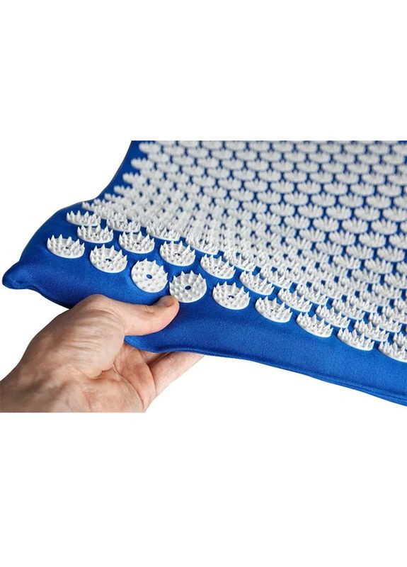 Килимок аплікатор коваля для акупунктури Blue-масажер для спини 4 шт. Dobetters (352012416)