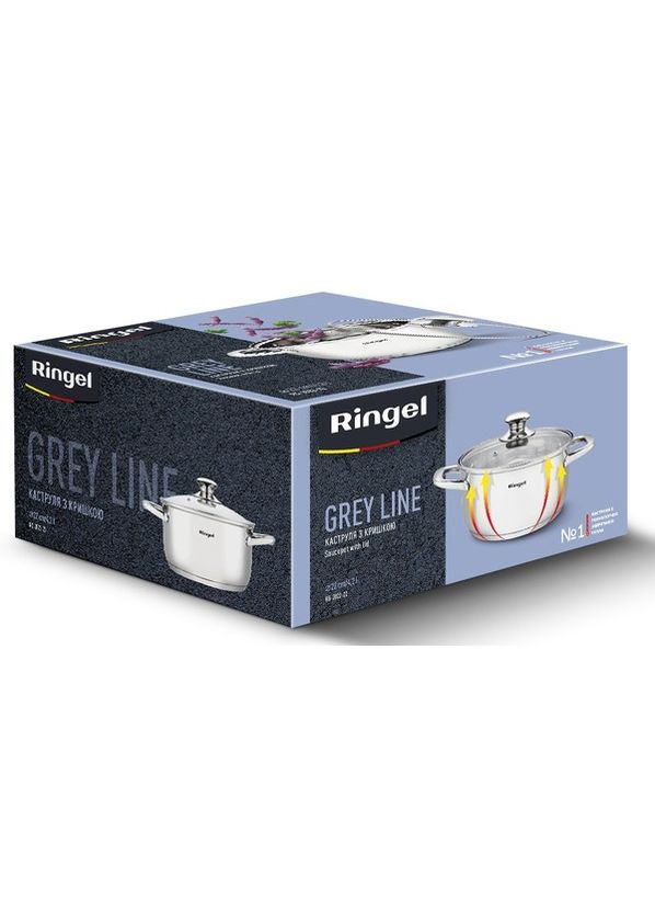 Каструля Grey line 4.2 л (RG2022-22) Ringel (298427178)