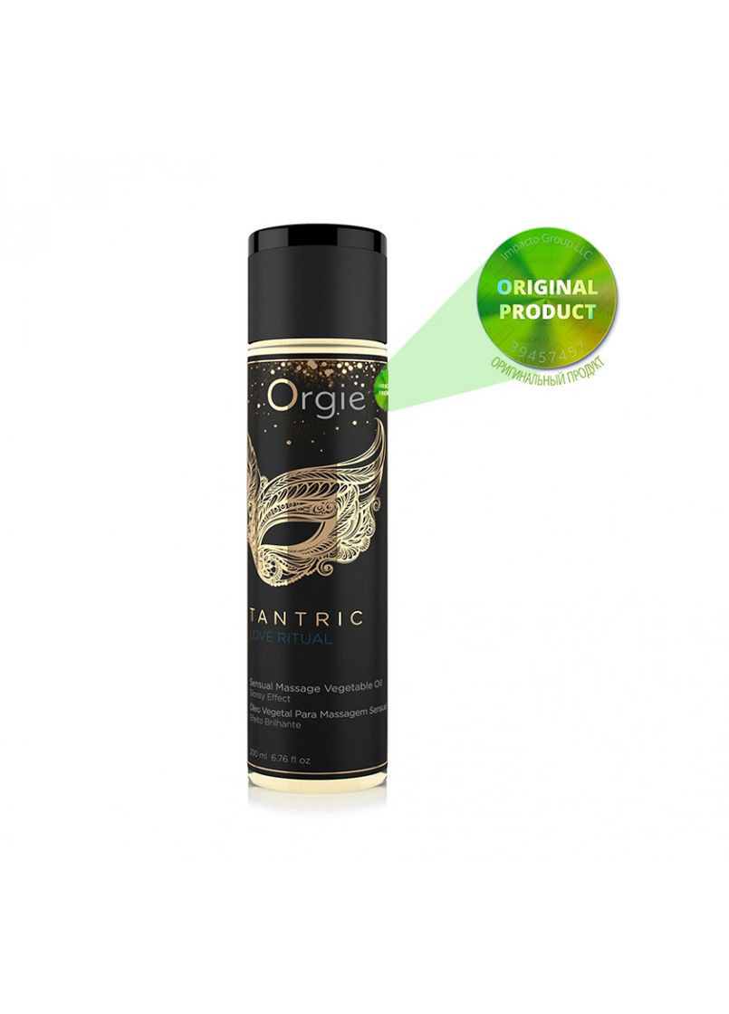 Олія для тантричного масажу Tantric Love Ritual «ЛЮБОВНИЙ РИТУАЛ», 200 мл Orgie (331171041)