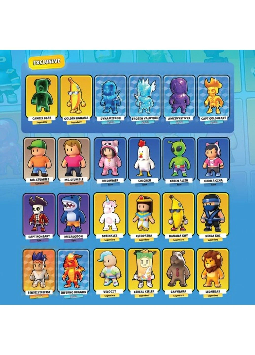 Дисплей коллекционных фигурок-сюрпризов (24 шт.) Stumble Guys (335054962)