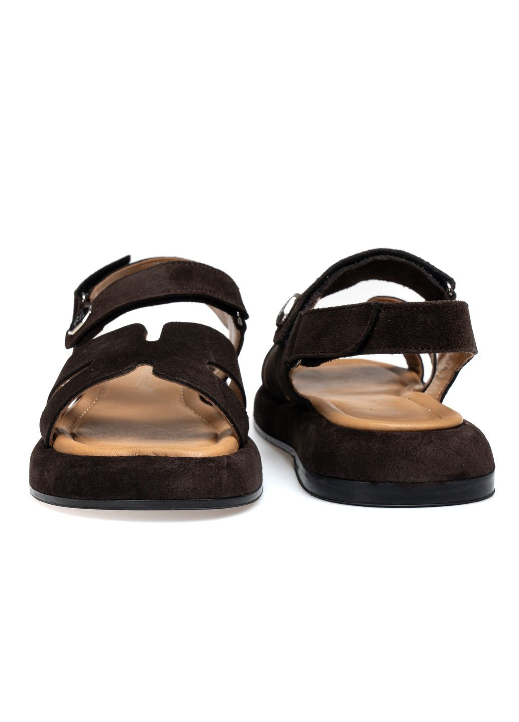 Коричневые босоножки 01634 коричневые Mario Muzi с ремешком