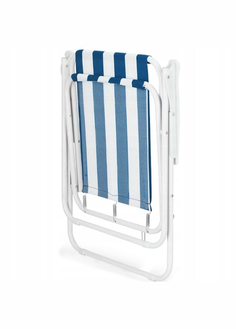 Стул роскладной туристический кресло со спинкой с подлокотниками до 100 кг Зеленый Good Idea (322895931)