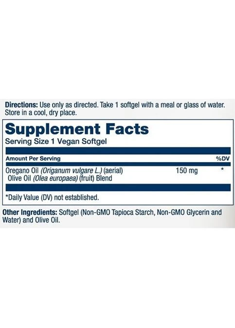 Oil of Oregano 150 mg 60 Softgels Solaray (387850175)