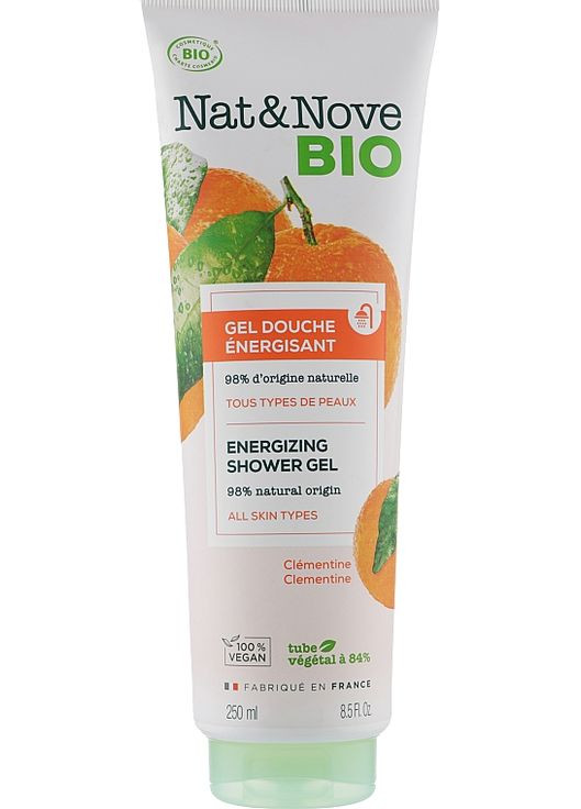 Гель для душу "Тонізувальний. Мандарин" Nat&Nove Bio Gel 250ml (949124-31160223) Eugene Perma (368645996)