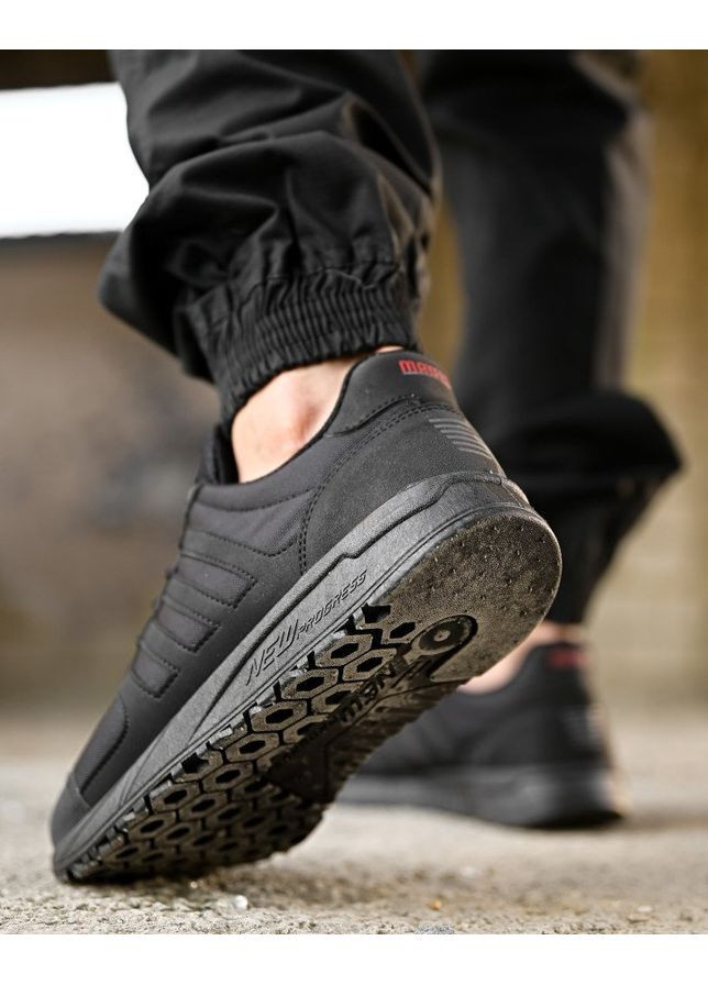 Черные демисезонные мужские демисезонные кроссовки черные текстильные Freedom