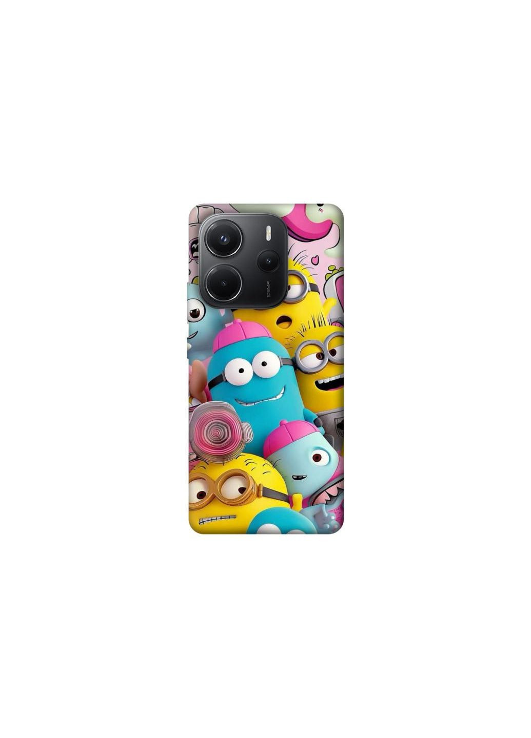 Чохол на Xiaomi Redmi Note 14 4G (Int. version) Minions ver.1 Frontalka (354649066)