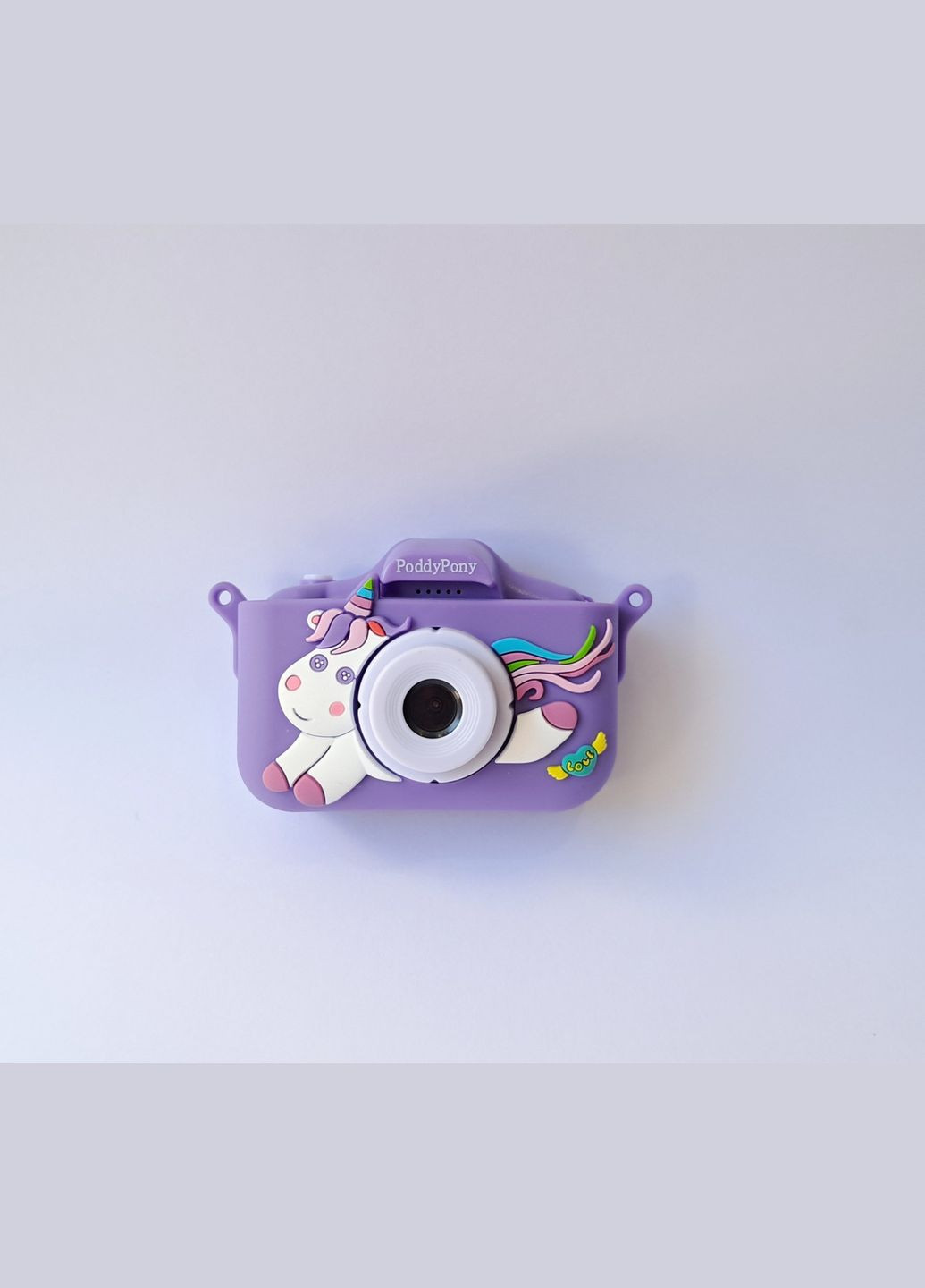 Цифровая камера с единорогом для снимков KC-812 фиолетовый No Brand (341327249)