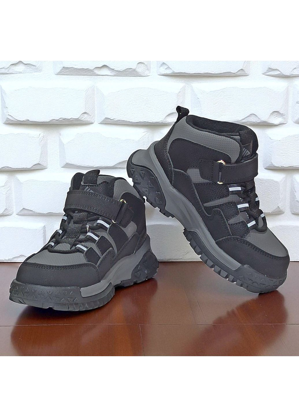 Утеплені демісезоні осінні черевики ортопедичні хайтопи на липучці для хлопчика Tom.M (362184805)