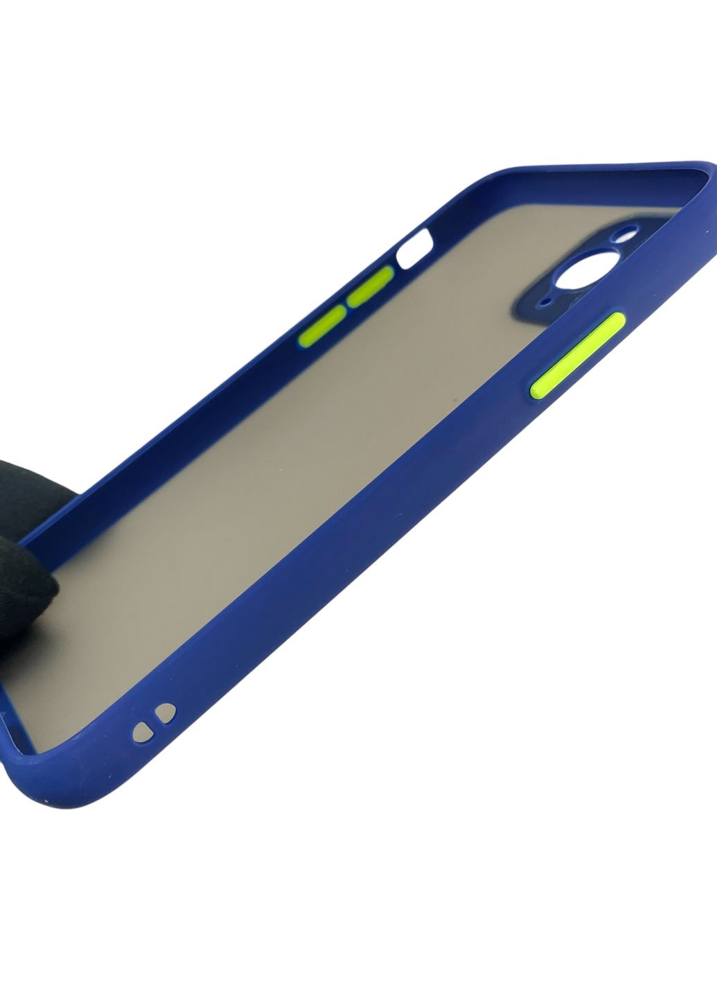 Чохол для телефона iPhone 11 Pro з високими бортами із захистом камери на айфон 11 про темно-синій Apple (366231632)