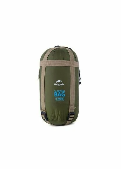 Спальник надлегкий Ultra light LW 180 NH15S003-D, (20°C), p-p M, правий, темно-зелений Naturehike (385885550)
