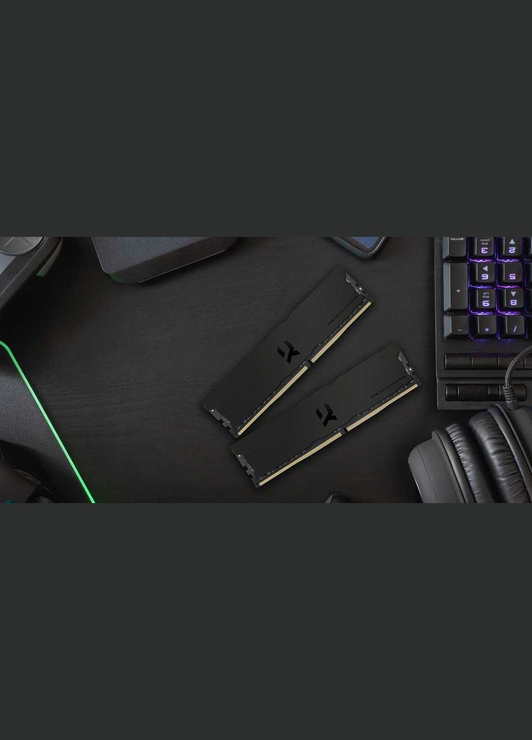 Модуль пам`яті DDR4 16GB/3600 Iridium Pro Deep Black (IRP-K3600D4V64L18/16G) Goodram (336954931)