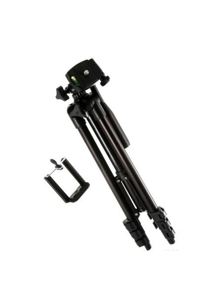 Підлоговий штатив Tripod 3120A 1.4 м для фотоапарата, телефона, камери тринога Чорний No Brand (354226782)