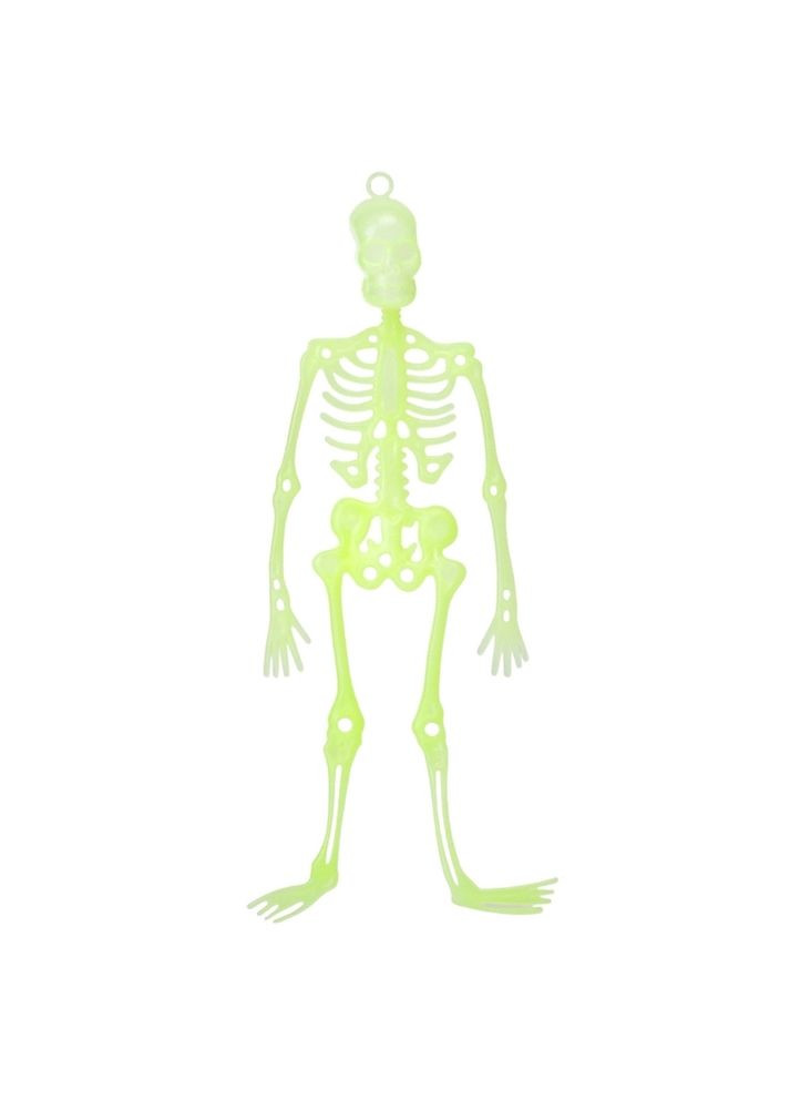 Святкова прикраса декор Halloween Люміністентний Скелет 32 см 19149-018 No Brand (346152630)