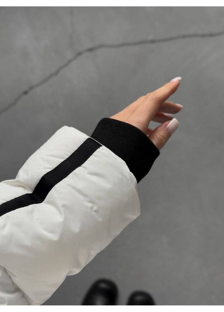 Молочна зимня куртка жіноча тепла Style Point