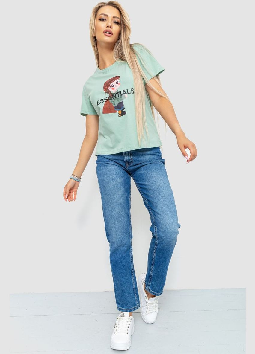 Футболка женская с принтом,, 221R3016 Ager - (313292595)