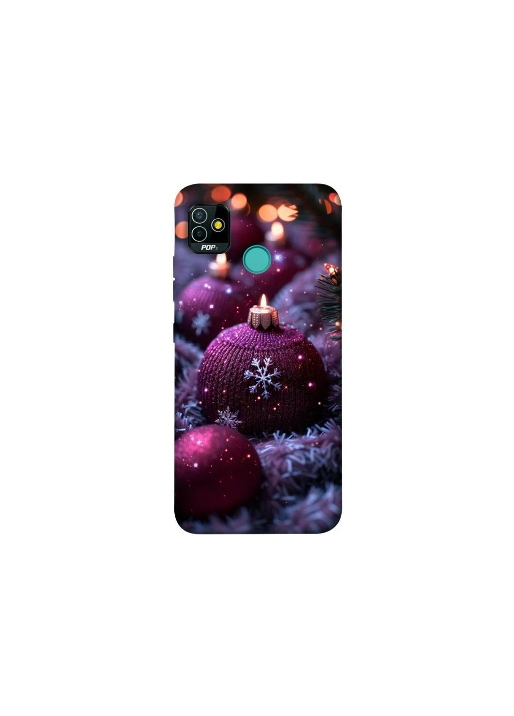 Чехол на TECNO POP 5 Новогодний v44 Frontalka (353698200)