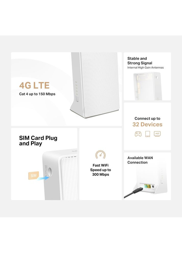 Бездротовий маршрутизатор MB112-4G Mercusys (369723072)