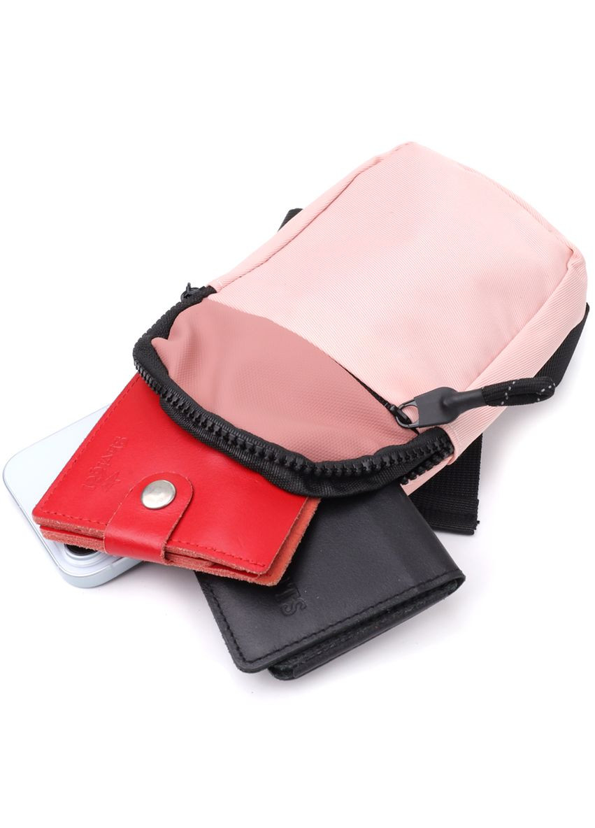 Жіноча слінг сумка для подорожей з якісного текстилю sale_15154 Рожевий Vintage (338862952)