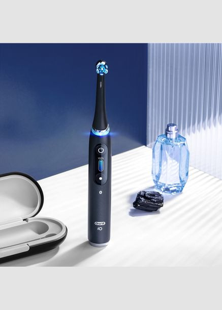Насадки для електричної зубної щітки BRAUN iO Ultimate Clean Чорні, 2 шт Oral-B (337337457)
