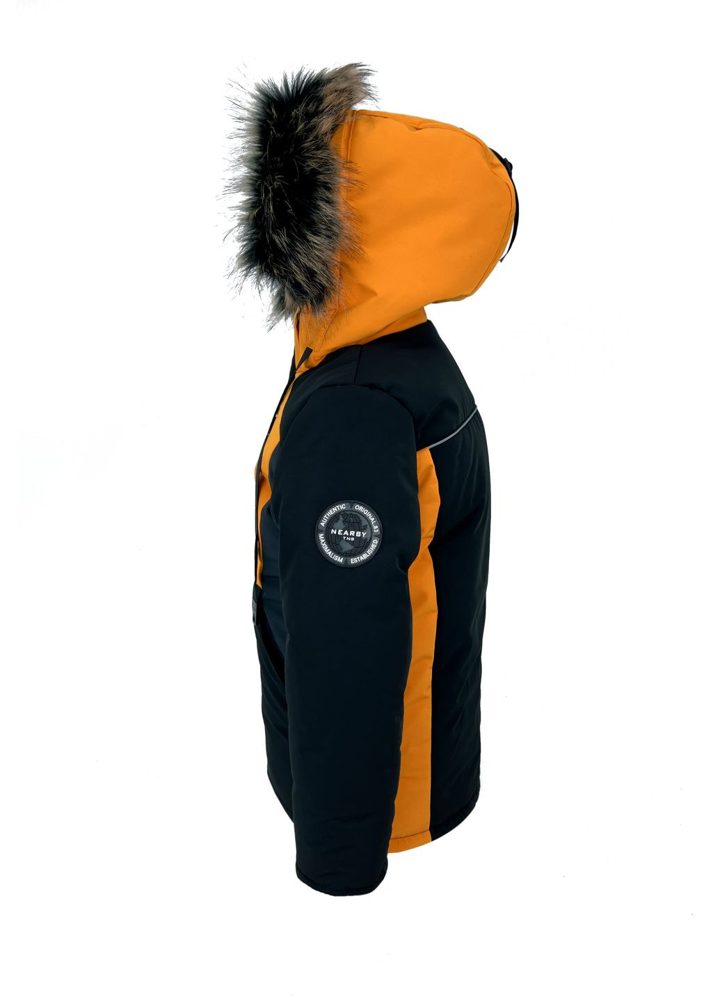 Желтая зимняя кевин No Brand