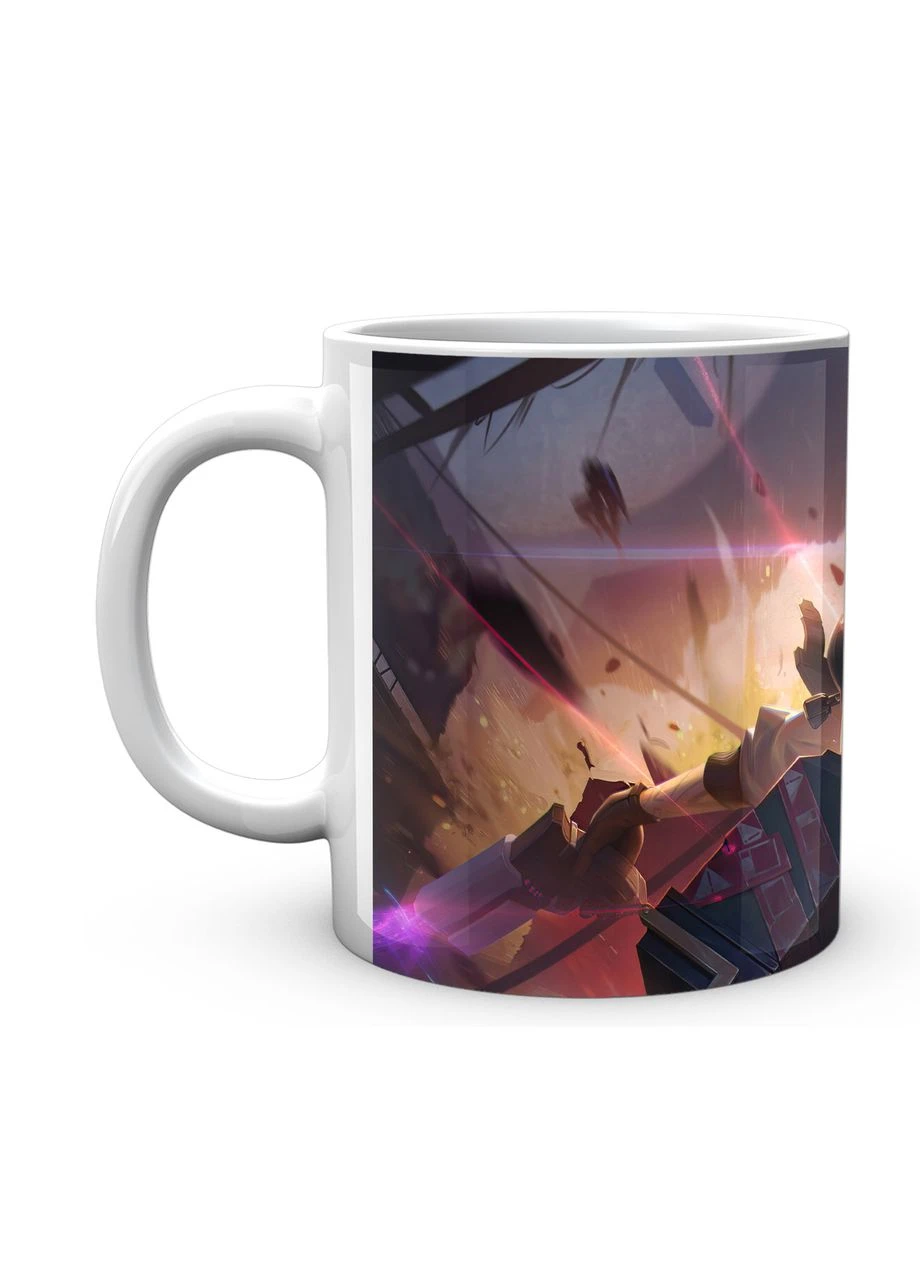 Кружка с принтом League of Legends Лига Легенд Самира LOL 002.09 Кружка керамическая 0,33 GeekLand (378963081)