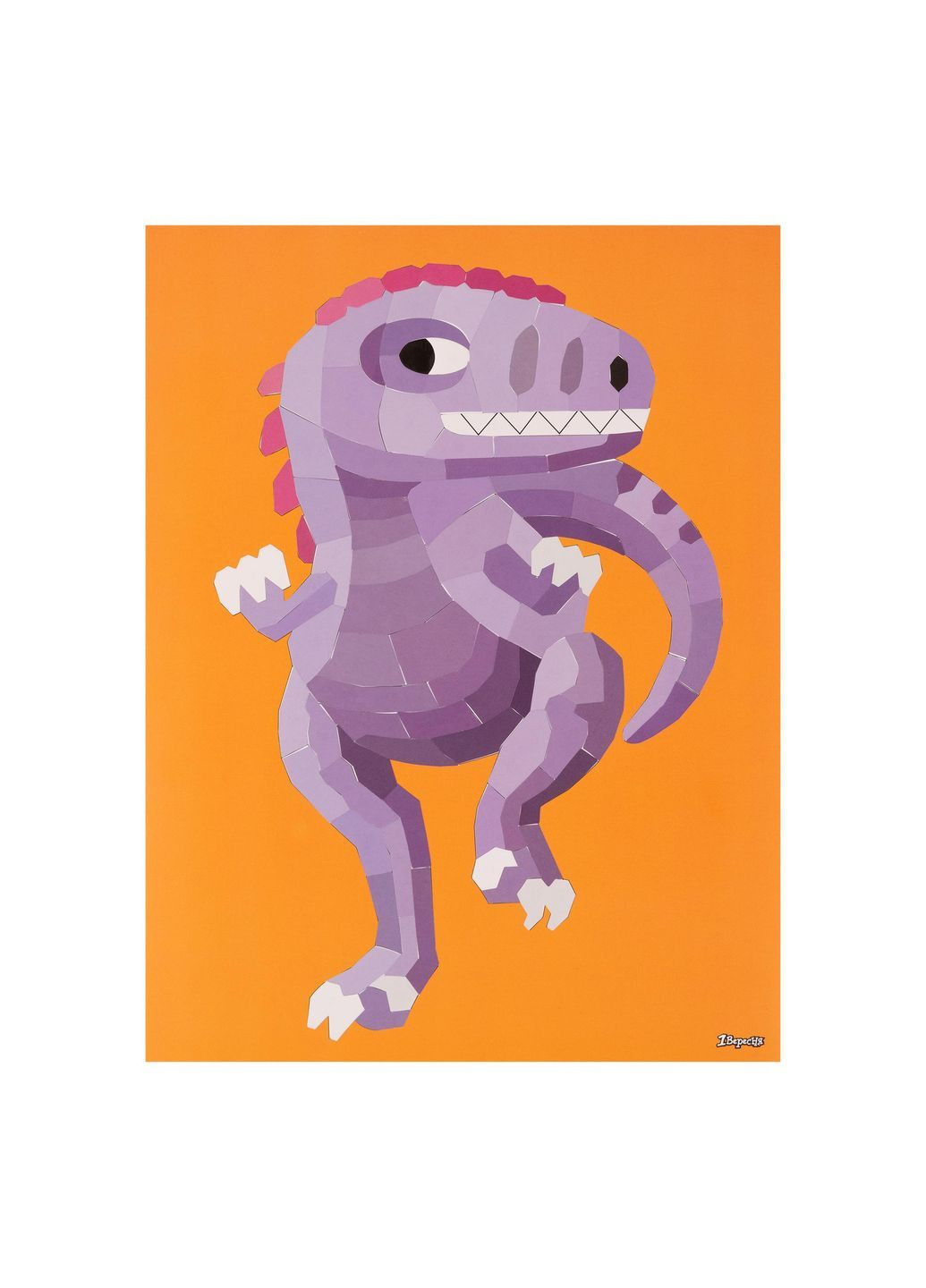 Набір для творчості Динозаврики Аплікація стікерами () 1 Вересня 954571 (366528802)