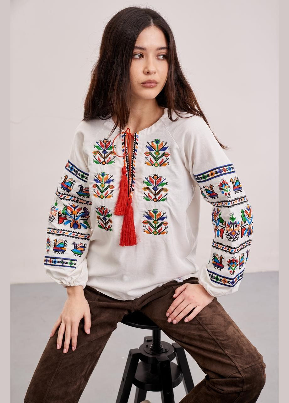 Женская вышиванка "Подольская" (белая) MEREZHKA (288644920)