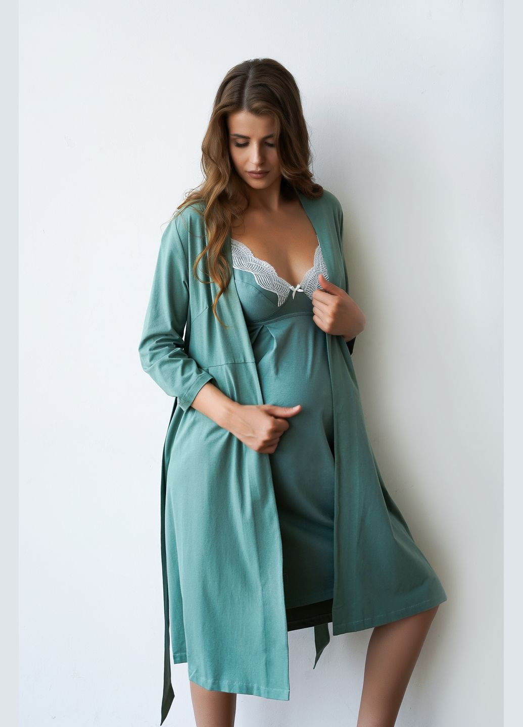 Халат для беременных и кормящих мам Soft&Lace Мамин Дім (333020495)