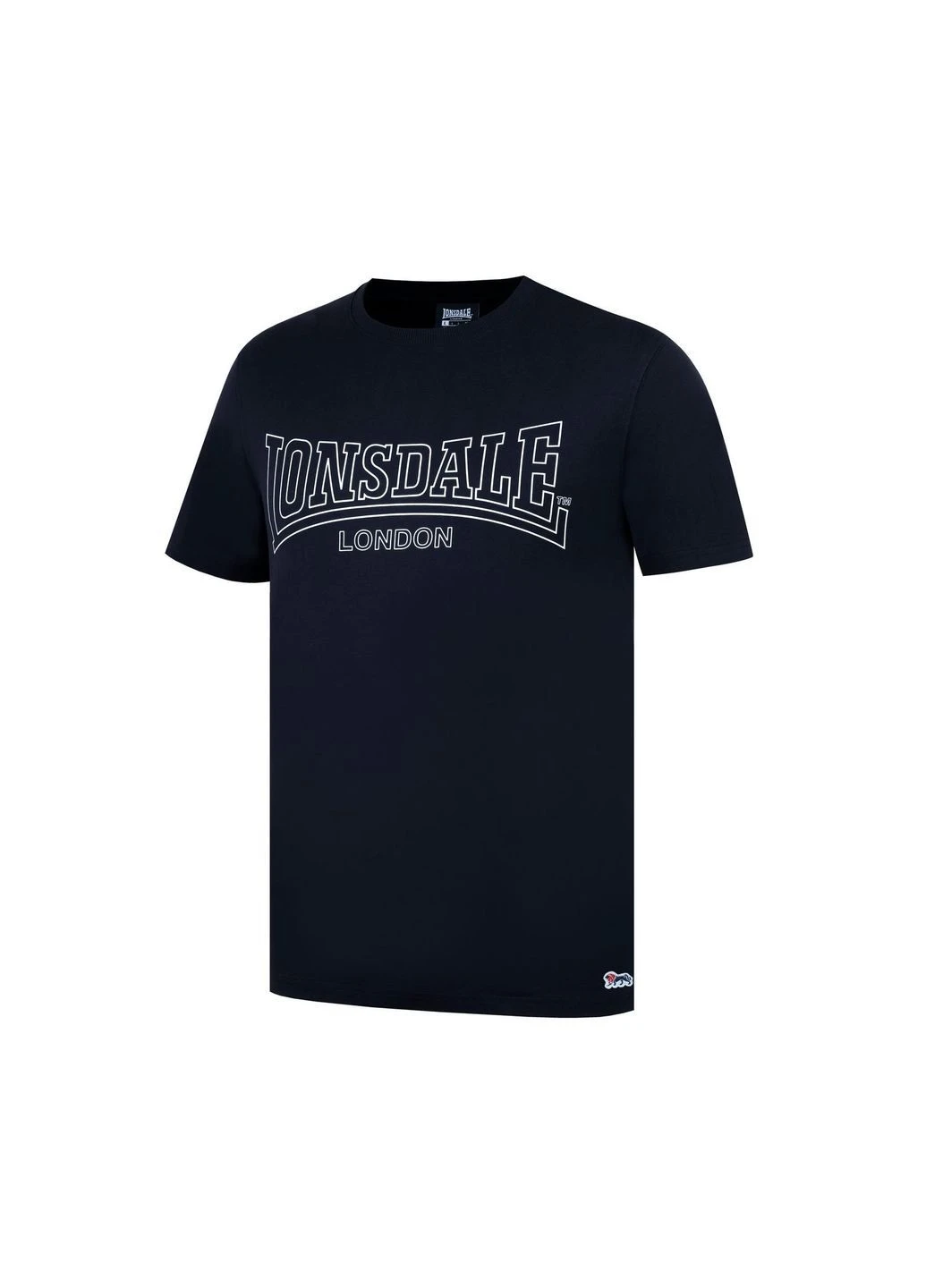 Черная мужская футболка Lonsdale