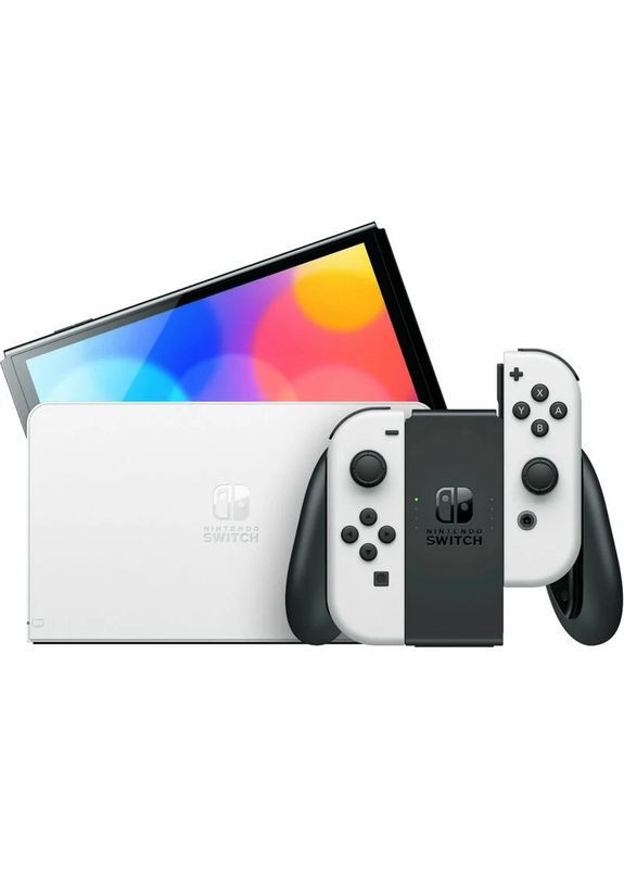 Портативна ігрова приставка with White Joy-Con (045496453435) Nintendo Switch OLED (314930967)