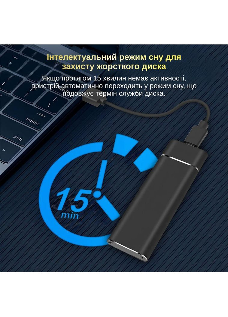 Зовнішня кишеня XON MemoryCase для M.2 NVMe (PCIe) USB 3.1 Type-C Чорний (XSC2C13NV1MG 4340) XON E-Tech (366665014)