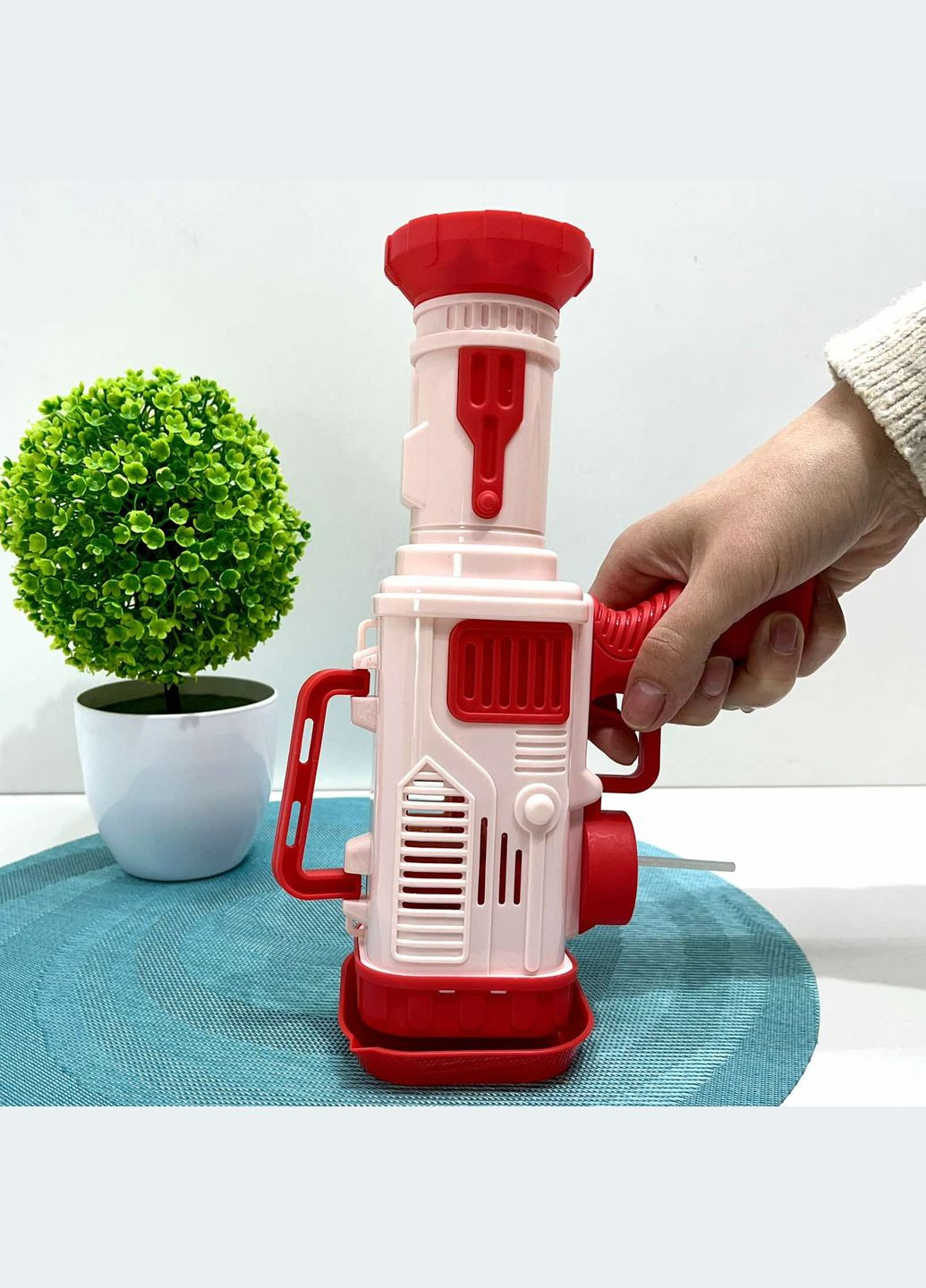 Пистолет для запуска мыльных пузырей свет запаска 26 см (9835-3) No Brand (327096519)