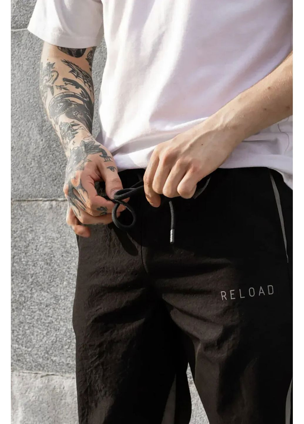 Чоловічі спортивні штани Arch чорного кольору Reload (366740724)