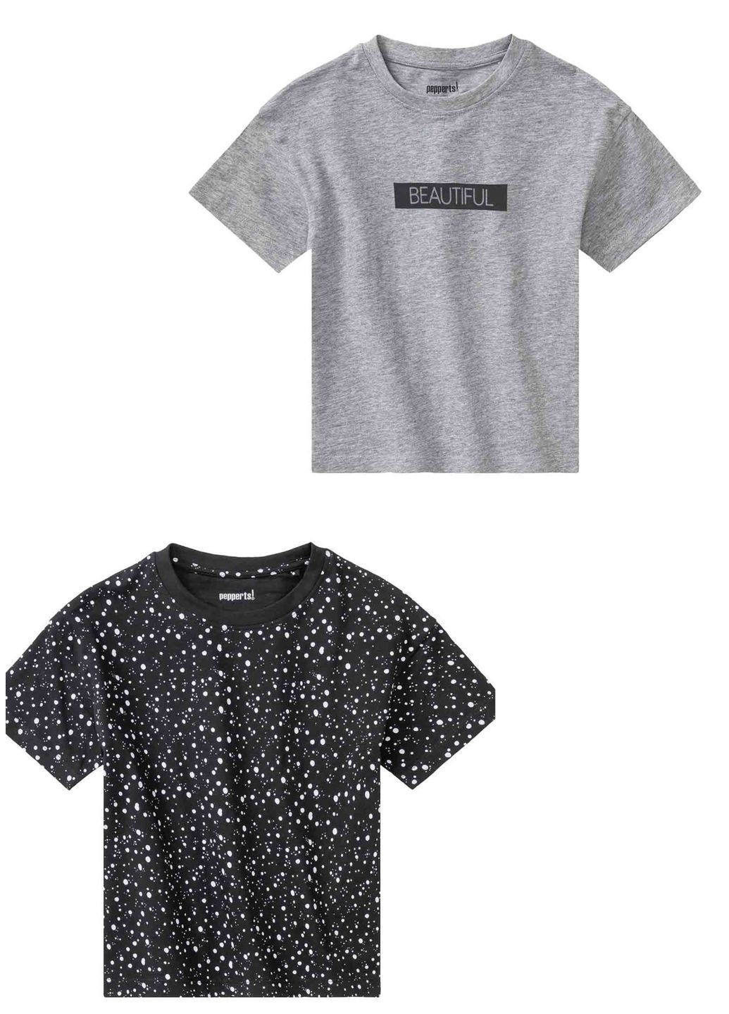 Комбінована демісезонна футболки дівчинці. 2 штуки Pepperts