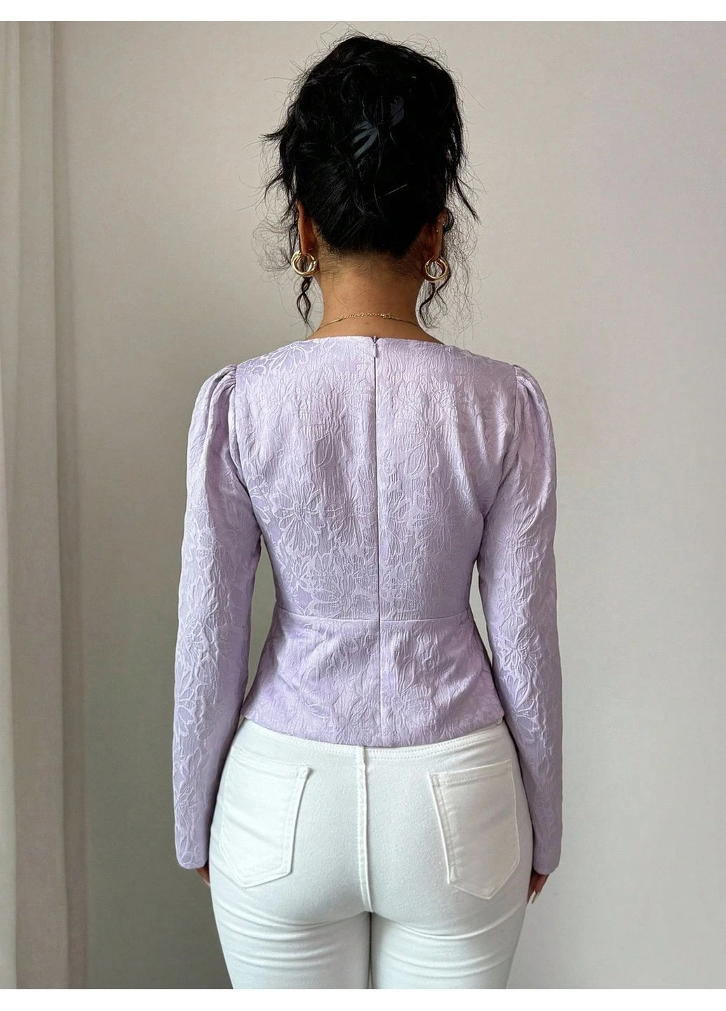 Лілова блуза SHEIN