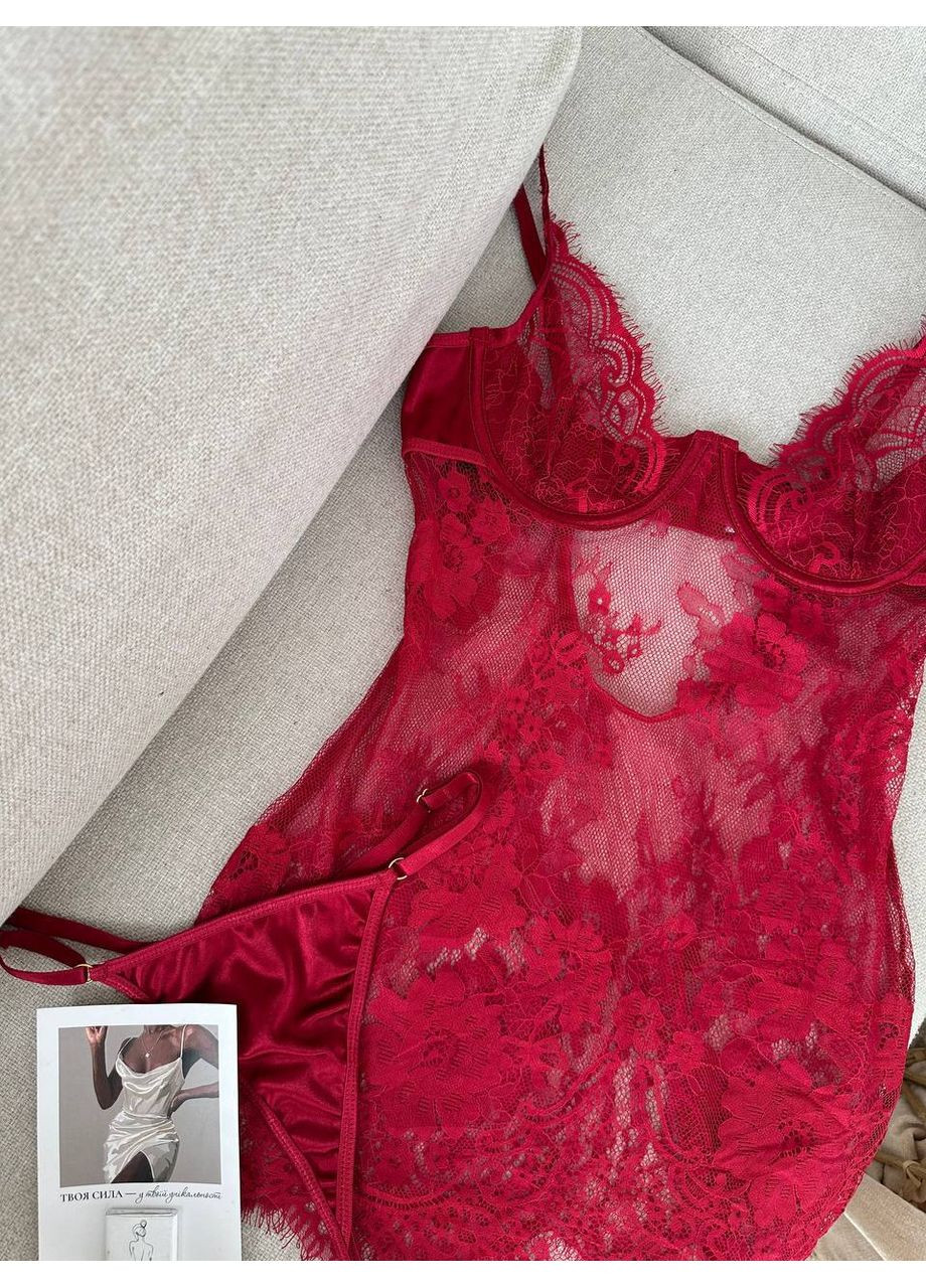 Пеньюар красный Vital-Textile 044/106 (361853697)