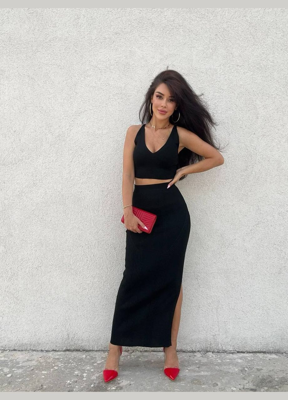 Стильный костюмчик из мелкой вязки Vakko (342099317)