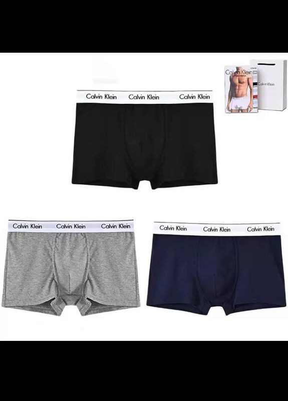 Труси боксери чоловічі Calvin Klein Underwear 3шт No Brand (342058439)