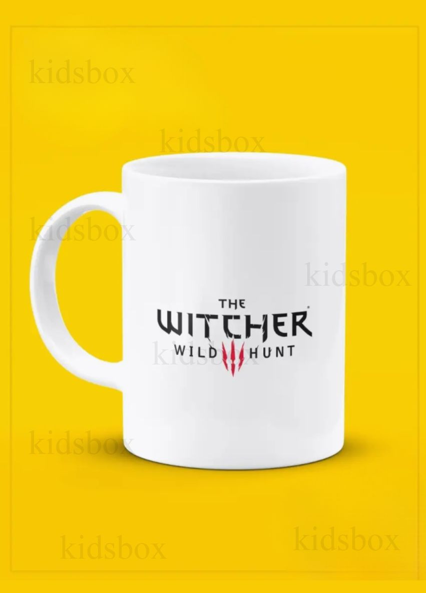 Кружка Відьмак Геральт з принтом керамічна чашка The Witcher 330 мл Uk_136 Shantou (316649634)