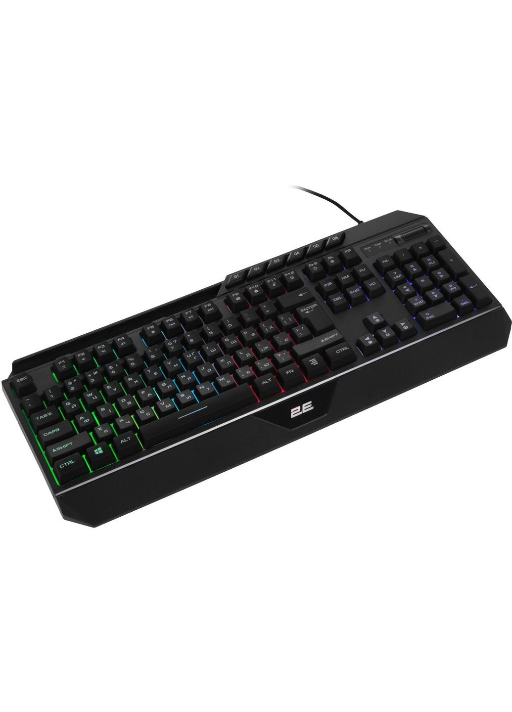 Клавіатура USB KG315 LED Gaming black -KG315UBK UA 2E (330031870)