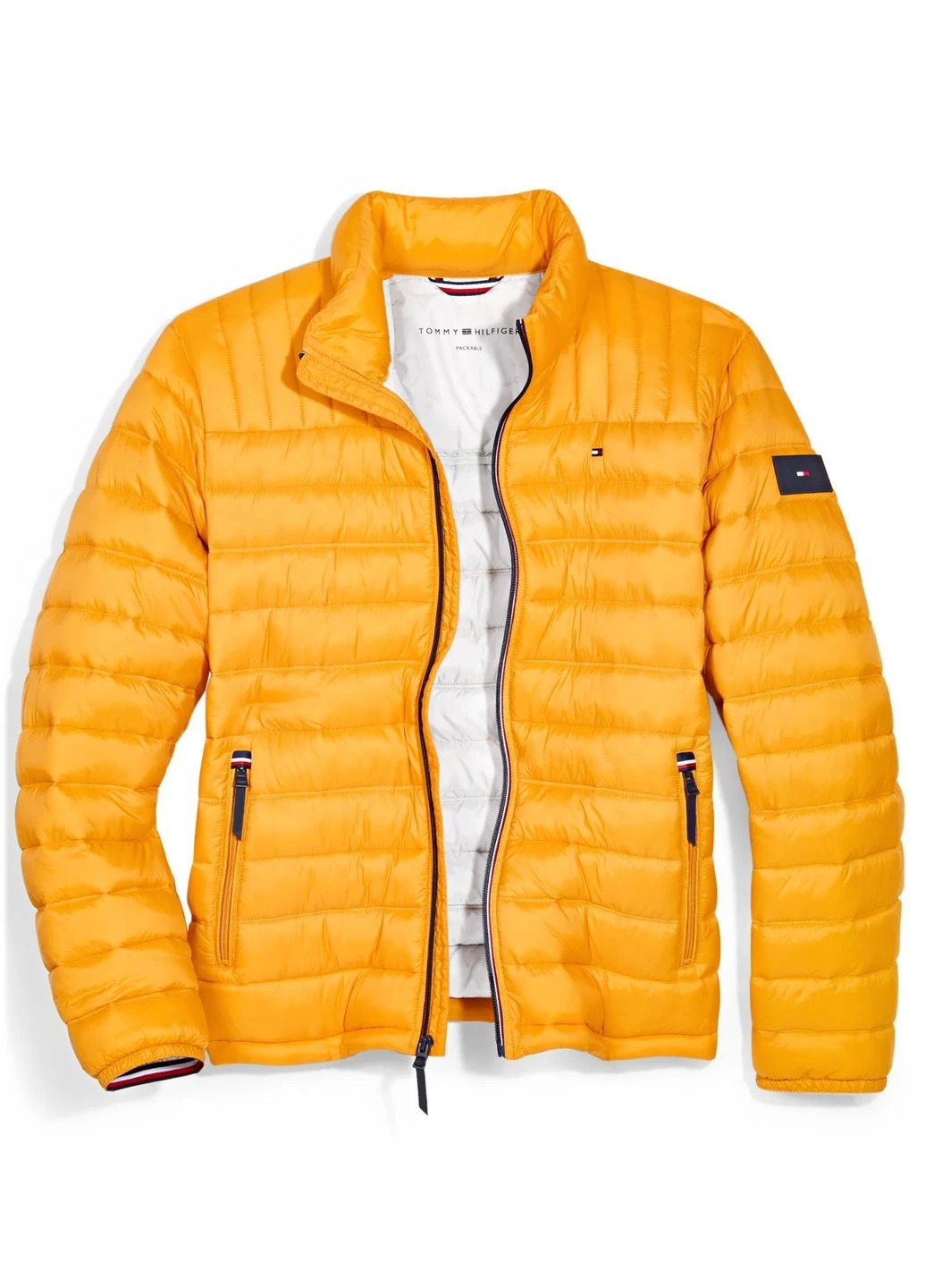 Жовта демісезонна куртка Tommy Hilfiger