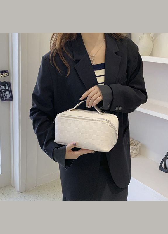 Женская косметичка BK-HZB-04 White несесер органайзер дорожная бьюти-кейс 6 шт. Lesko (352012096)