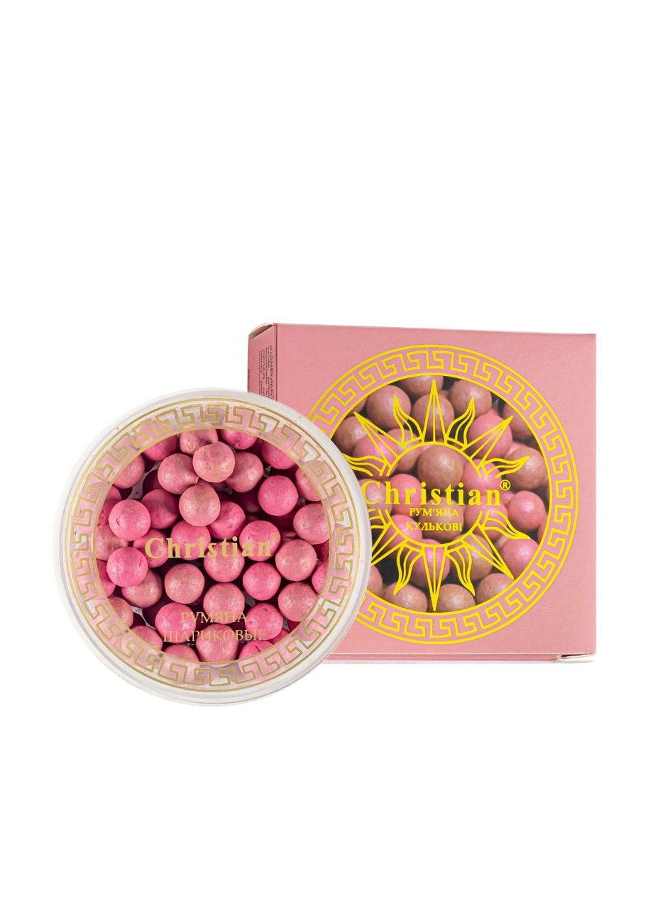 Румяна для лица шариковые BBC-170, 02 Насыщенные розовые Christian (362046158)