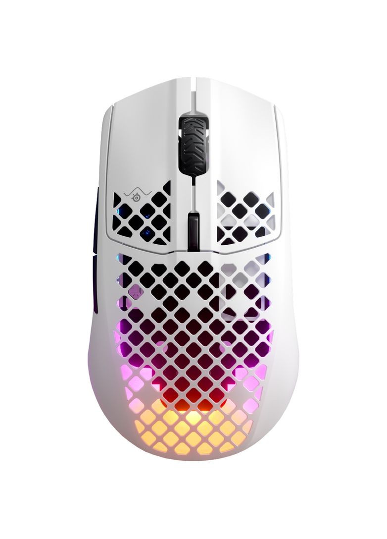 Мишка Aerox 3 Wireless Snow, RGB, 18000dpi., 6кн., біла SteelSeries (314780913)
