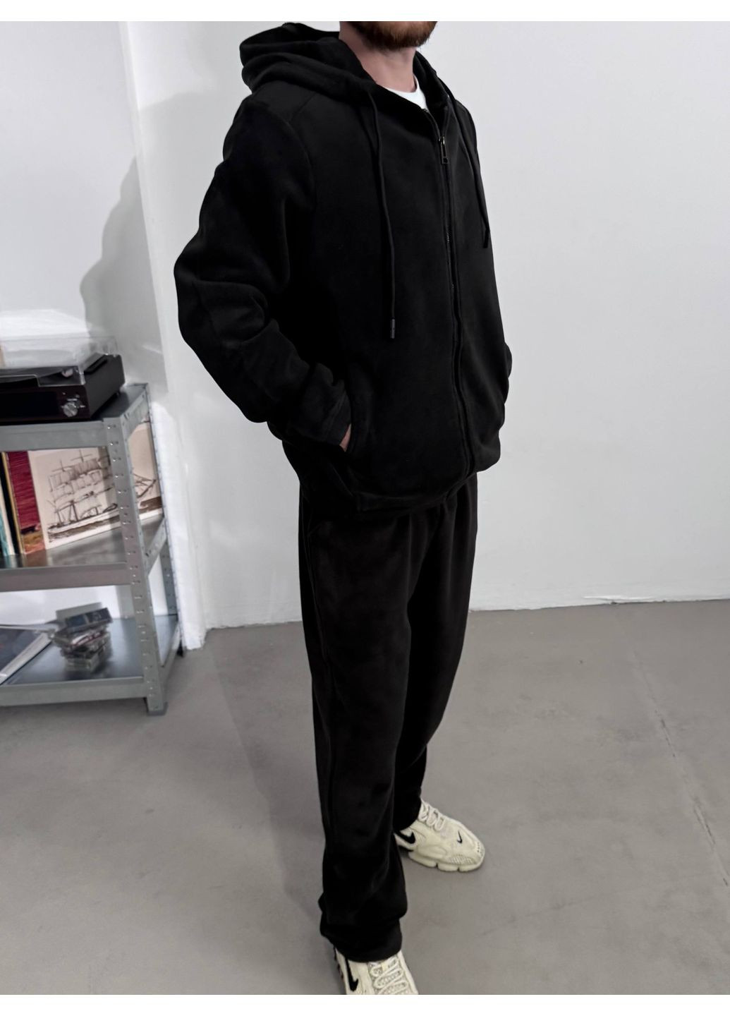 Чоловічі флісові штани з плюшевого дабл-флісу — ЗАМІРИ В ОПИСІ DK/DL Мода без кордонів (370940723)