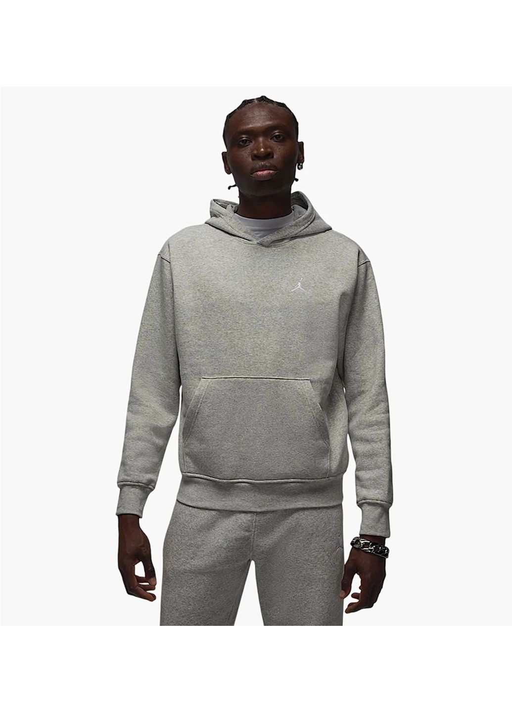 Худі чоловіче Brooklyn Fleece MenS Pullover Hoodie Grey Air Jordan (364662798)