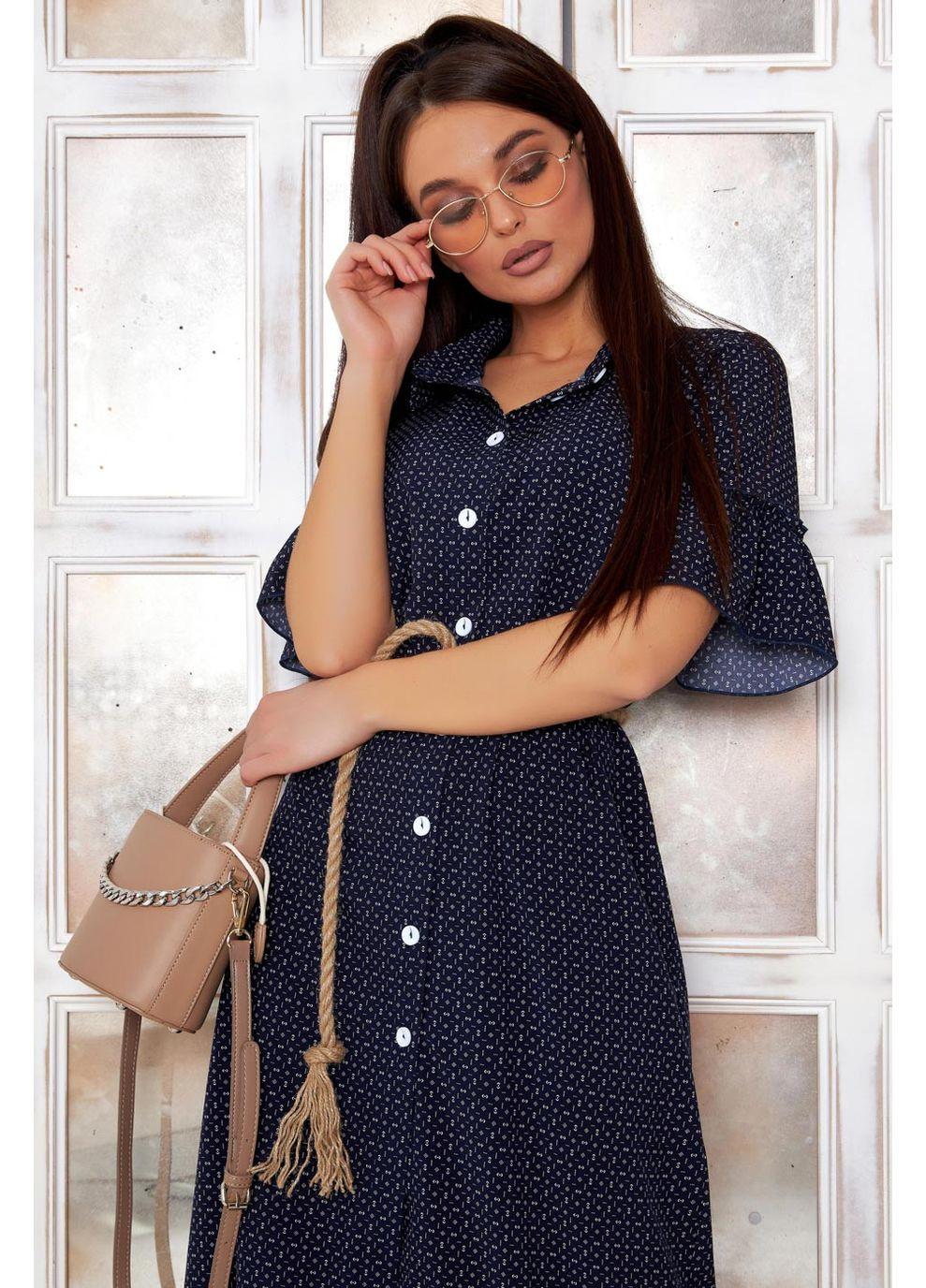 Синее платье 1332.4047 Seventeen