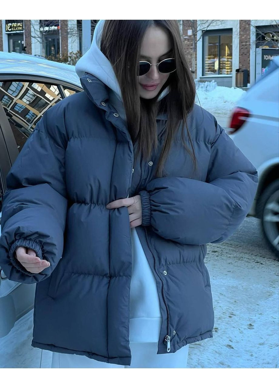 Графітова демісезонна куртка жіноча No Brand