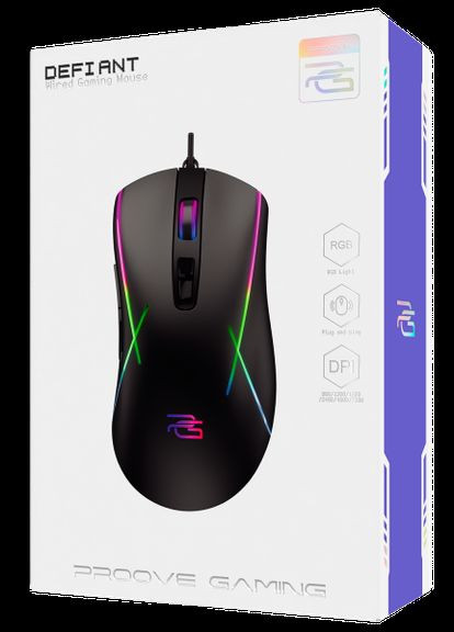 USB мышь Gaming Defiant black (CMDE00000102) Proove (330029638)